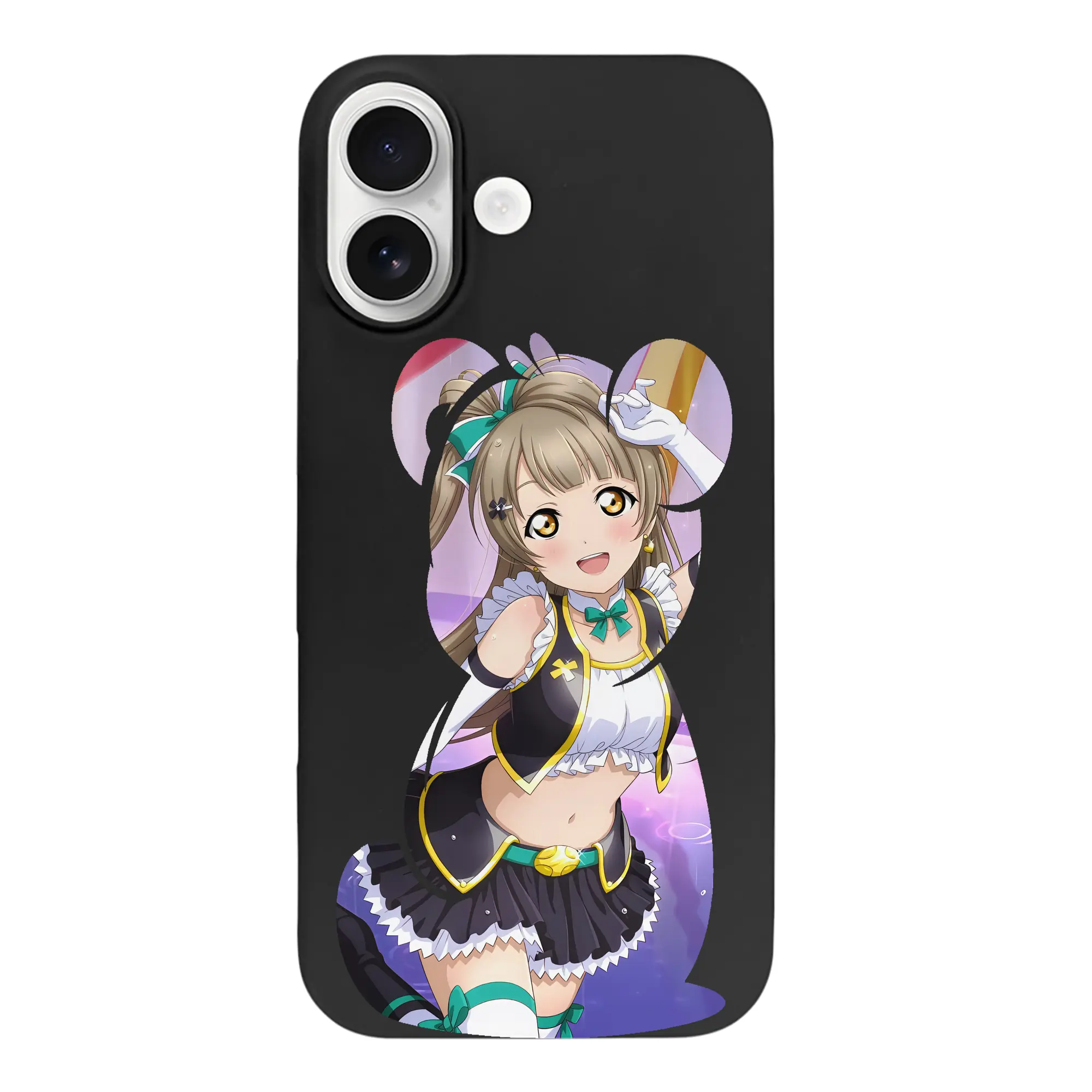 Love Live! グッズ,南ことり - iPhone 17 シリーズ シリコンケース 薄型 耐衝撃 指紋防止 ソフトタッチカバー 精密フィット 傷防止 保護ケース iPhone 17/17 Air/17 Pro/17 Pro Max 対応